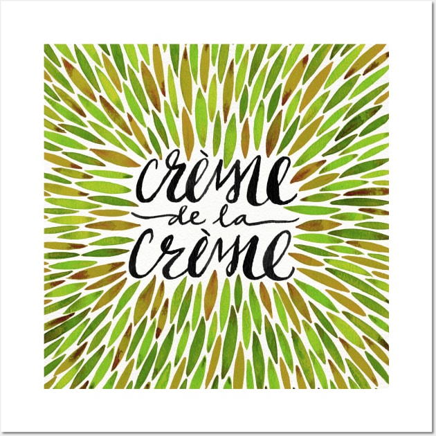 Green Creme De Le Creme Wall Art by CatCoq